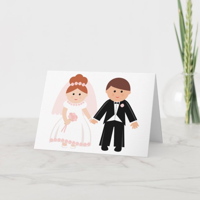 Just Married Couple Greeting Cards (Front)