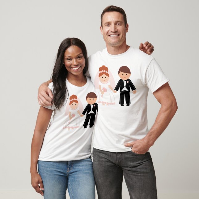 Just Married Couple Womens Active Tee (Unisex)