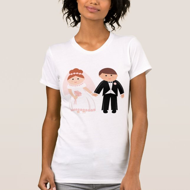 Just Married Couple Womens T-Shirt (Front)