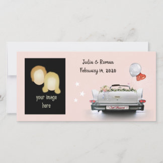 Just Married (customizable) Announcement