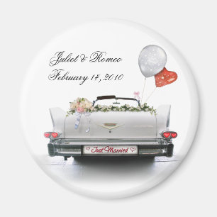 Just Married (customizable) Magnet