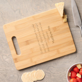 Just Married cutting board