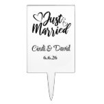 Just Married Dessert Topper