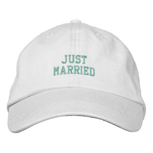 Just Married! Embroidered Baseball Hat