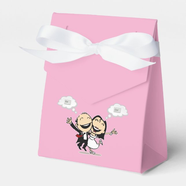 Just married favor boxes (Front Side)
