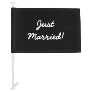 Just Married Flag