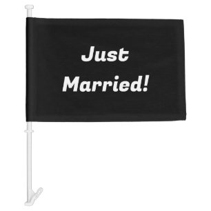 Just Married Flag
