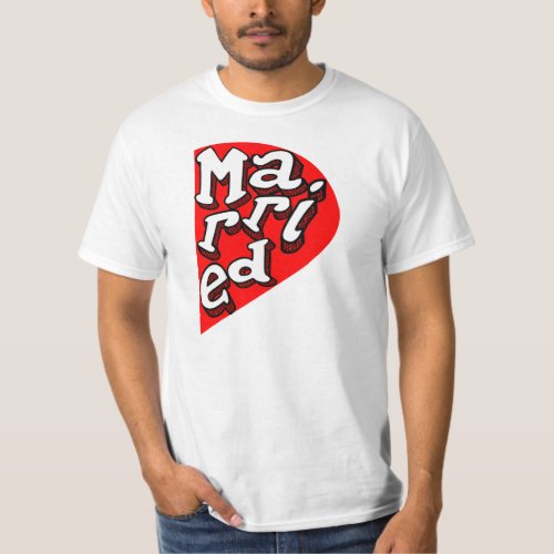 just marriedfunny couple t shirt set x2