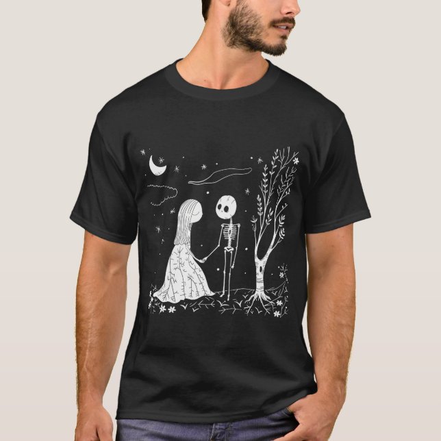 Just Married Funny Honeymoon T-Shirt (Front)