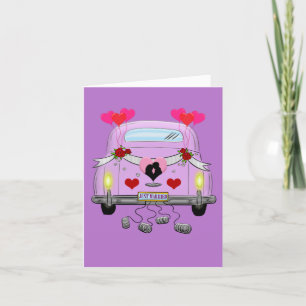 Just Married Greeting Card