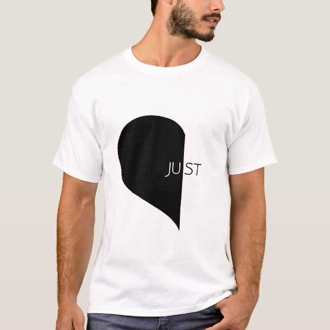 Just (Married) Heart Half Shirt (Front)