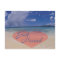 Just Married Heart On The Beach