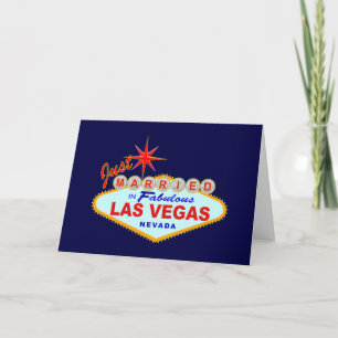 Just Married in Fabulous Las Vegas Announcement