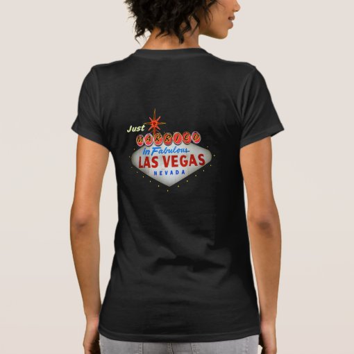 Just Married In Vegas ! - Débardeur Mariée Las Vegas - T-shirt Cadeau Mariage | Coupe Classique