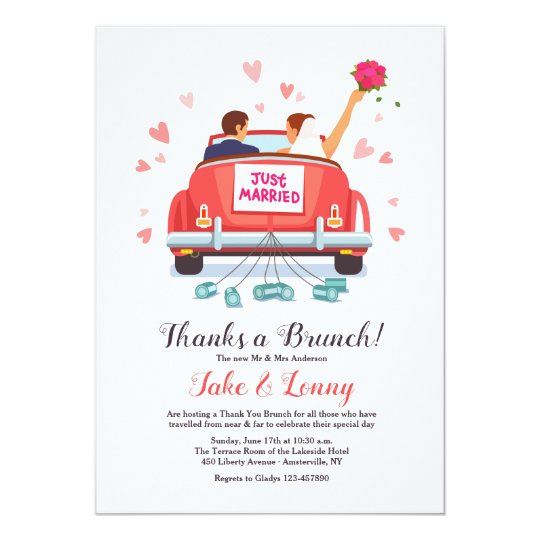Just Married Invitation | Zazzle.com