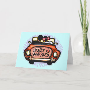 Just Married Car Wedding Announcements