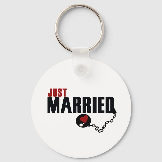 Just Married Keychain (Front)