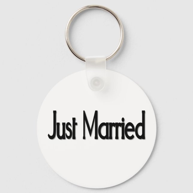 Just Married Keychain (Front)