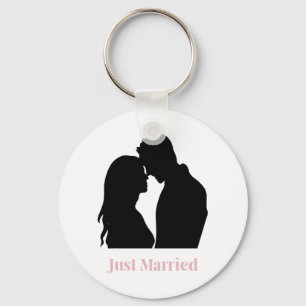 just married keychain