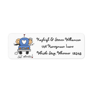 Just Married Label