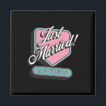 Just Married Las Vegas Wedding Bride Groom  Magnet<br><div class="desc">Just Married Las Vegas Wedding Bride Groom</div>
