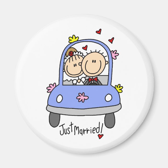 Just Married Magnet (Front)