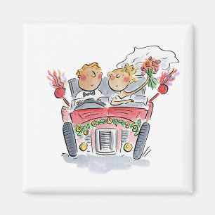 Just Married Magnet