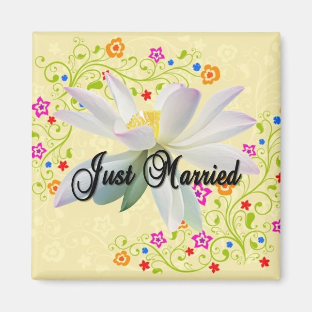 Just Married Magnet (Front)