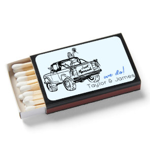 Just Married  Matchboxes