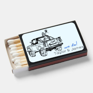 Just Married Matchboxes