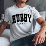 Just Married Matching Couple Honeymoon T-Shirts<br><div class="desc">Celebrate your love in style with these Wife and Husband Matching Shirts – perfect for weddings, honeymoons, and all the moments in between! Whether you're looking for a fun wedding party shirt or a cozy travel tee for your romantic getaway, this design makes the perfect gift for newlyweds. Show off...</div>