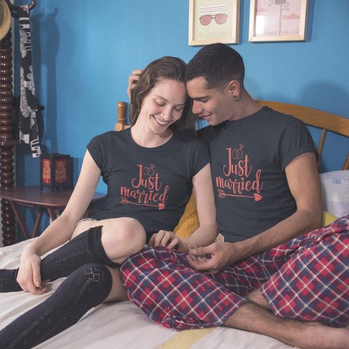 Just Married Matching T_Shirts