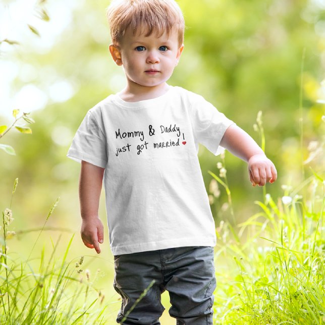 Just Married Mommy Daddy  Toddler T-shirt (Creator Uploaded)