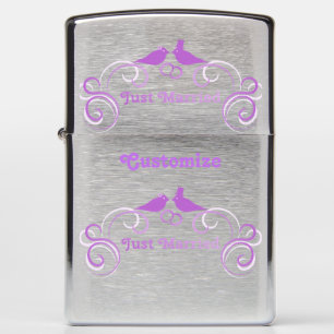 Just Married Newlyweds Thunder_Cove Zippo Lighter