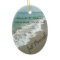 Just Married Ocean Surf Ornament