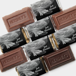 Just Married Personalized Wedding Hershey's Miniatures