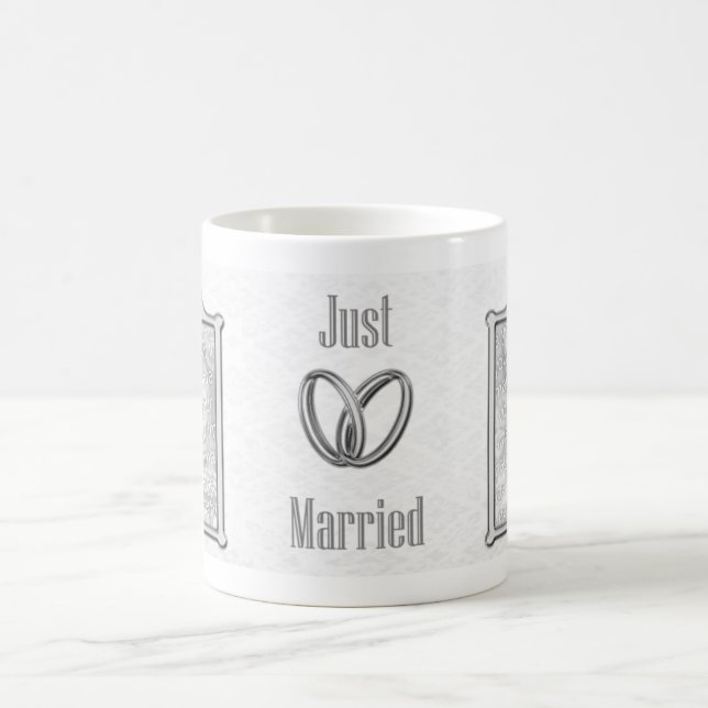 Just Married Photo Mug (Center)
