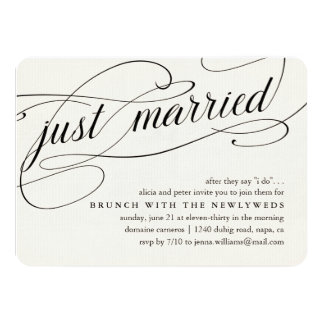 Just Married Party Invitations 3
