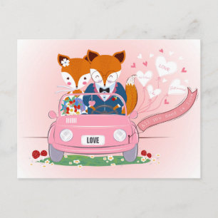 Just Married Postcard