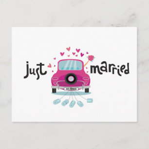 Just Married Postcard
