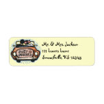 Just Married Return Address Labels at Zazzle