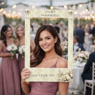 Just Married Selfie Frame