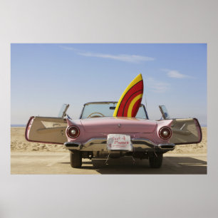 Just Married Sign And Surfboard