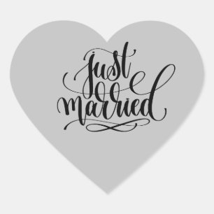 Just Married Sticker