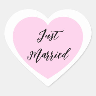 Just Married Sticker