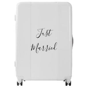 Just Married Suitcase