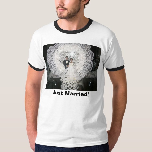  Just Married!  T-Shirt (Front)