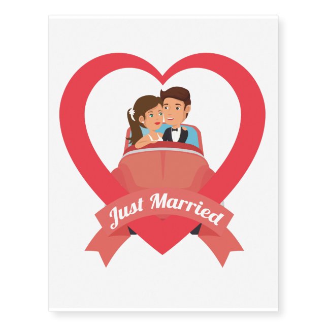 JUST MARRIED - TATTOO (Front)