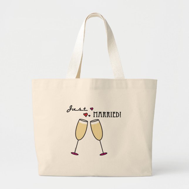 Just Married Tote bag (Front)