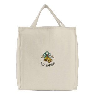 JUST MARRIED Tote Bag
